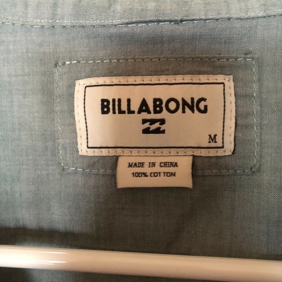 Billabong Faderade Short Sleeve Woven Shirt Medium - Picture 3 of 5